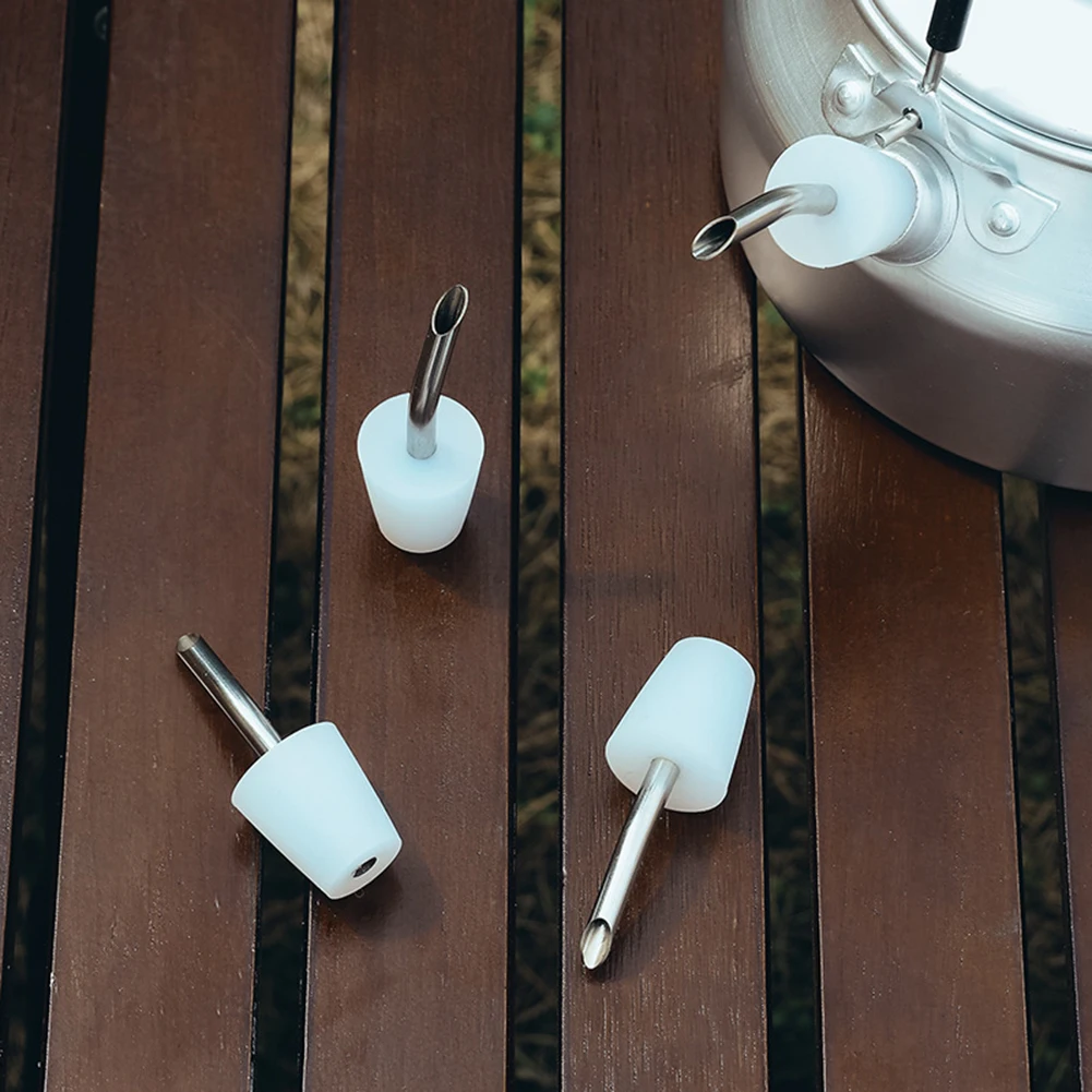 Outdoor Kettle Mouth Coffee Pot Extension Tube Ultralight Stainless Steel Teapot Water Pipe Conversion Water Nozzle