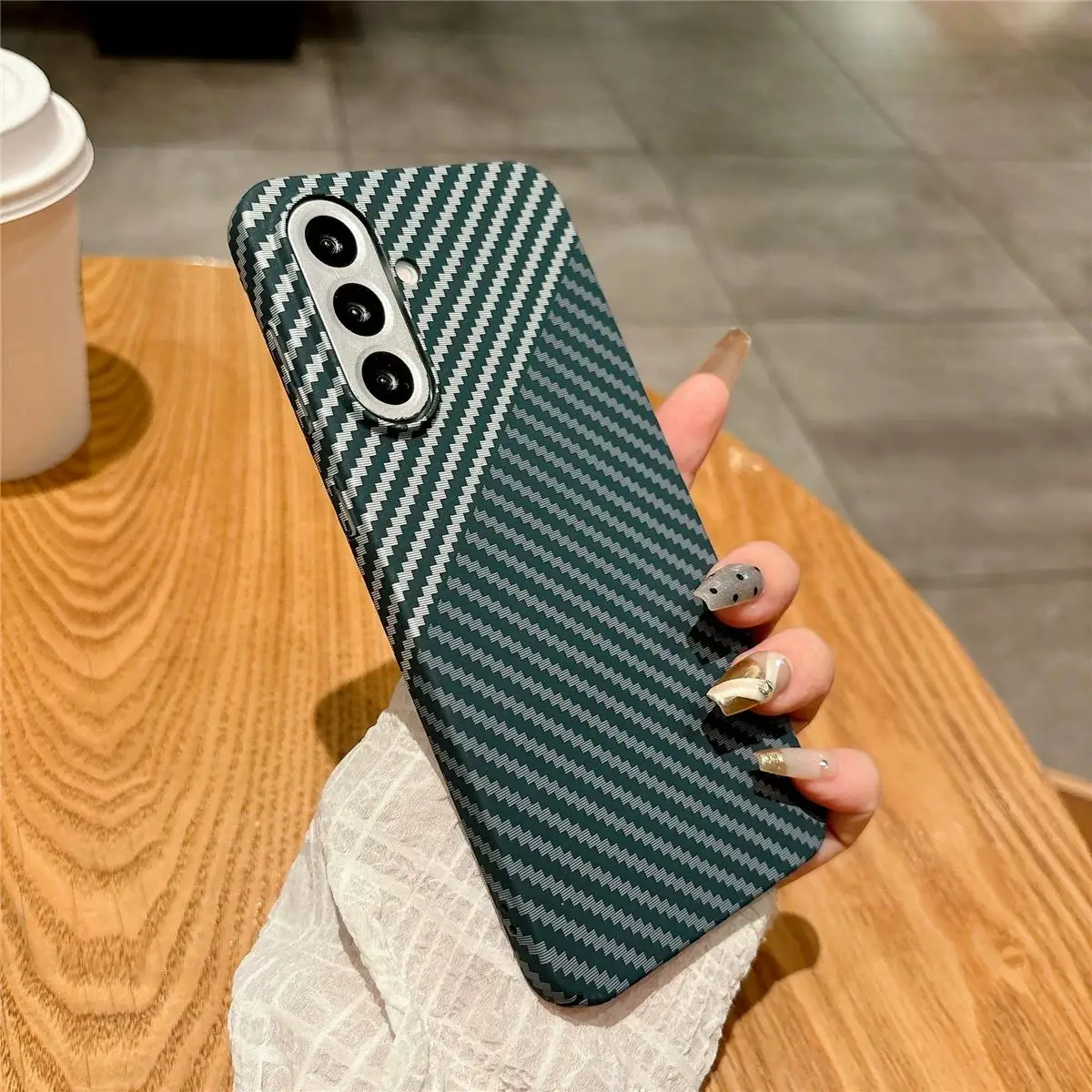 Ultra Thin Carbon Fiber Magnetic Phone Case