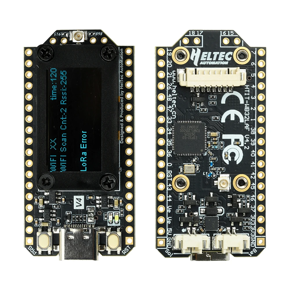 Enhanced Solar Powered Mesh Network Development Board with OLED Display and Low Power Capabilities