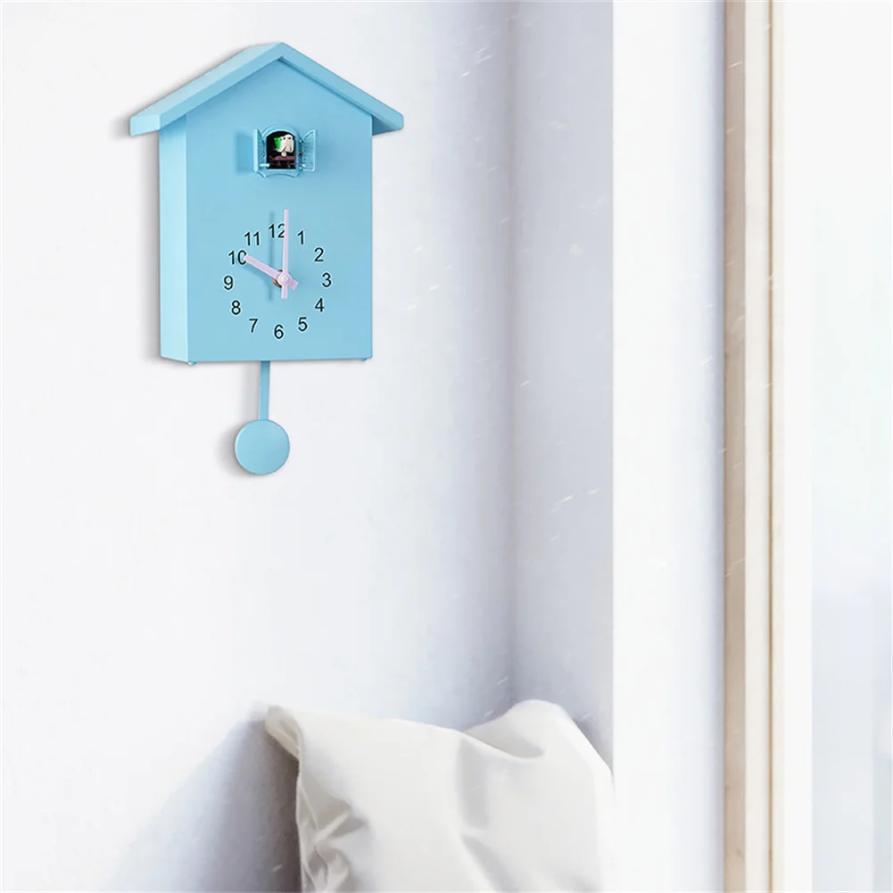 Reloj de pared de cuco moderno, relojes de péndulo creativos a la