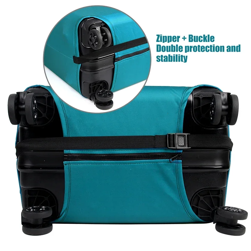 Luggage Cover Thicker Travel Luggage Protective Cover Suitcase Case Cover Travel Accessories Elastic Luggage Apply to 18-32inch Suitcase
