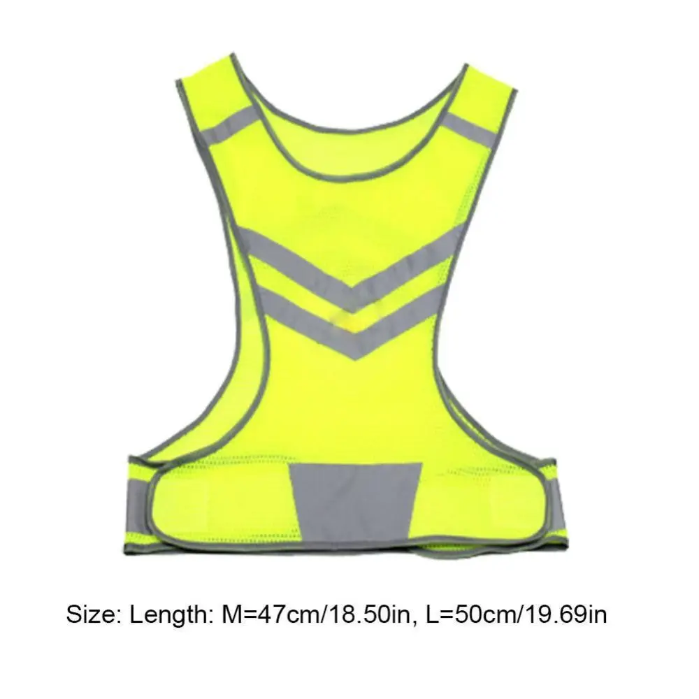 Universal High Visibility Running Vest Lightweight Safety Reflective Vest Waterproof Breathable Sport Women