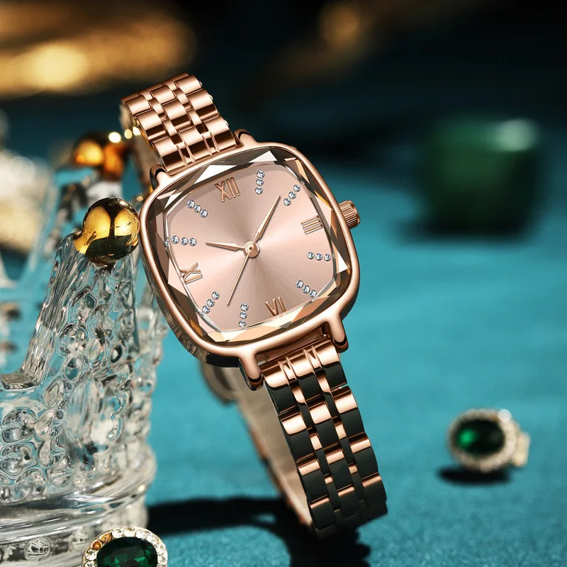 

Square Women's Watches Simple Quartz Wristwatches Luxury Watches Elegant Ladies Watch Gift for Family Friends Reloj Para Mujer
