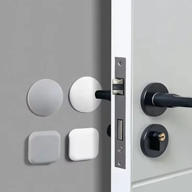 Door Stopper Silicone Self-adhesive Mute Protective Pad Rubber Hardware Home Decoration Wall Pad door stopper silicone door stopper door stopper bumpers