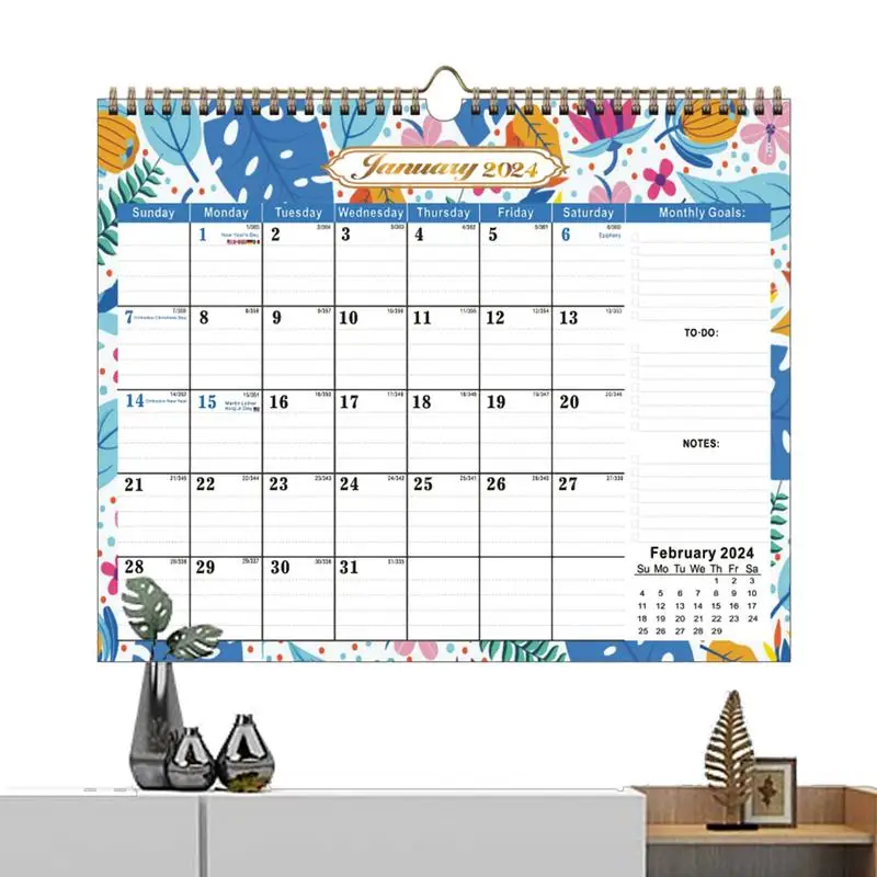 

Wall Calendars 2024 Monthly Calendar Jan To Dec 2024 Annual Yearly Planner 2024 Calendars Wall Planner 12x17 Inch 12 Monthly