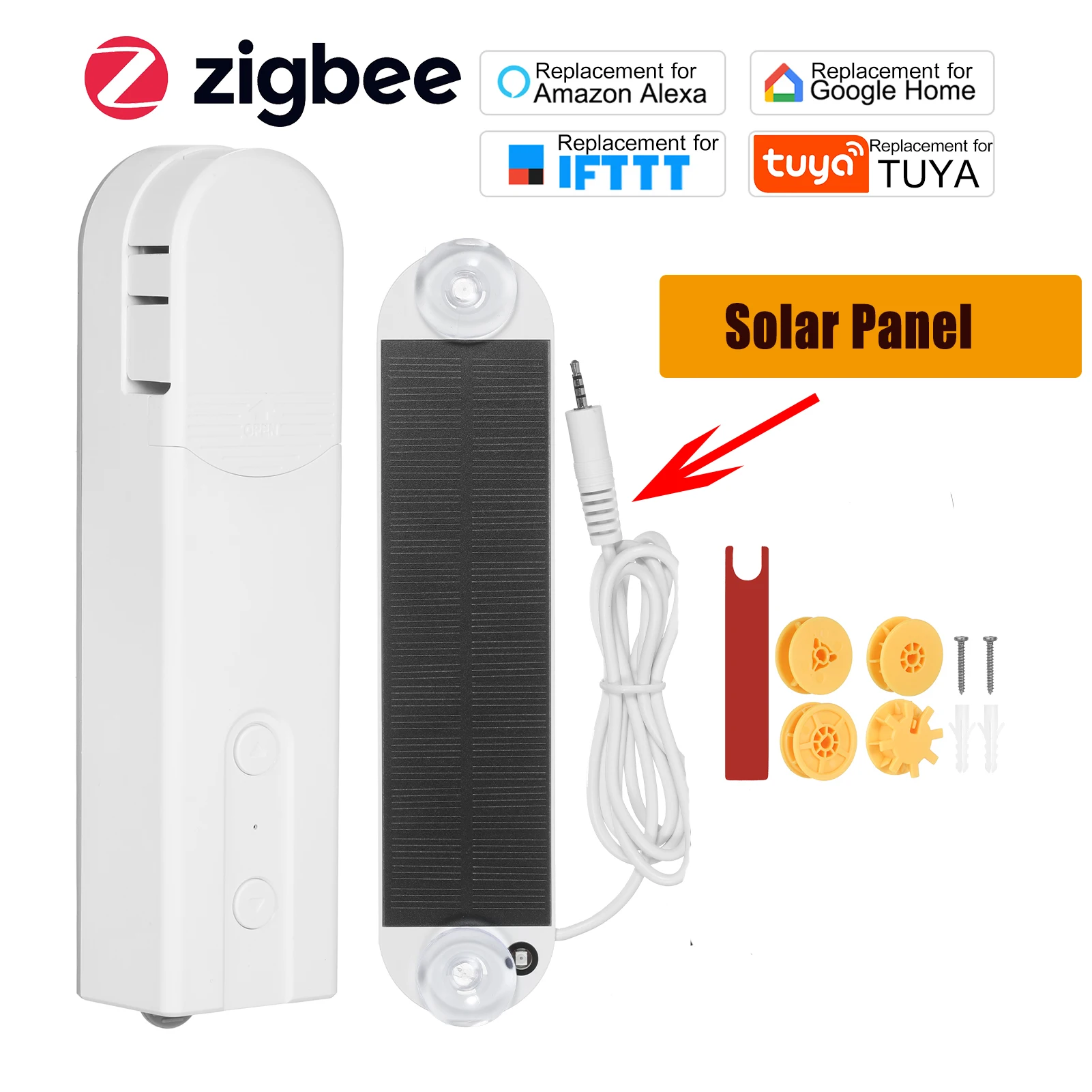 Acheter Tuya BT – Moteur De Rideau De Perles Intelligent, Pilote De Stores Roulants électriques, Ouvre-porte Automatique Non