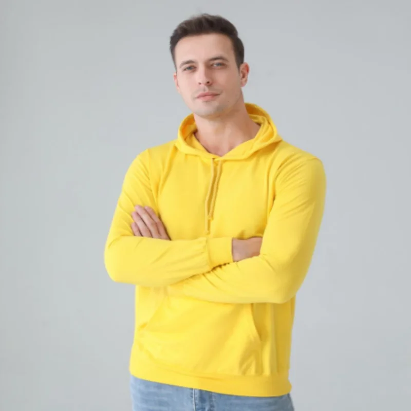 Casual pure cotton hoodie for spring and autumn men's and women's hoodies, printed , embroidered , long sleeved h