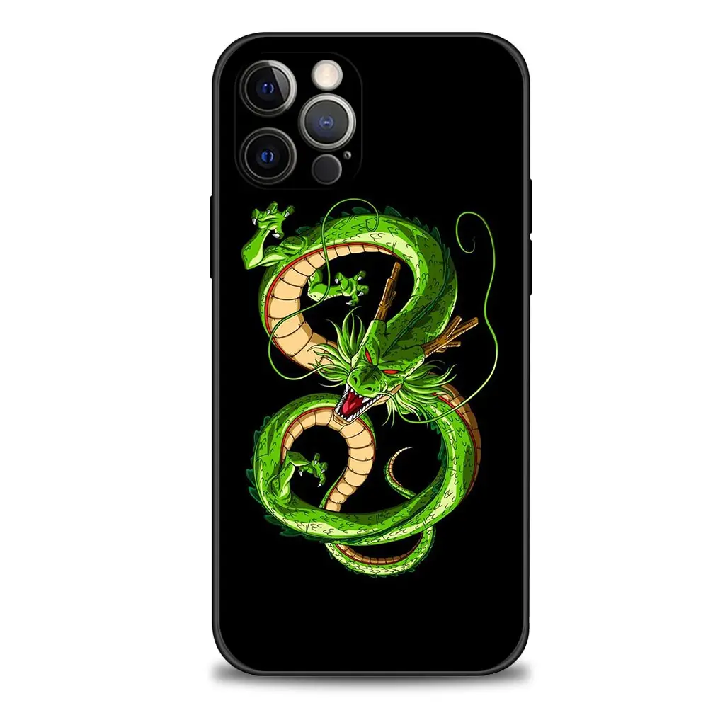 Dragon Ball Z Shenron DBZ Phone Case for iPhone 13 11 12 pro max XR X 8 7 6 6s plus XS 13mini 12mini 5 5s SE Cover TPU Coque iphone 13 pro max clear case