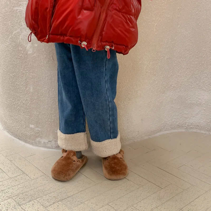 Toddler Velvet-Lined Jeans 4