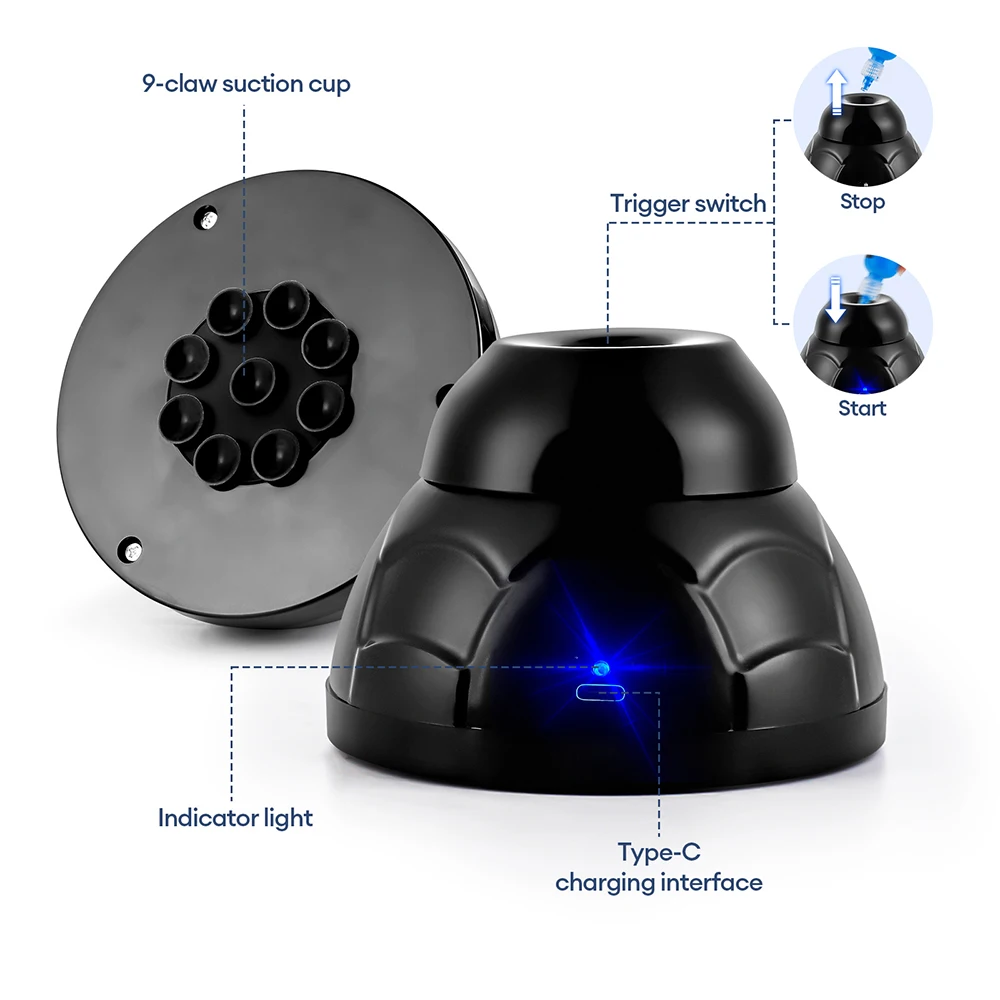 5200RPM Mini Vortex Mixer Tattoo Lnk Nails Polish Mixed Shaker Powerful Vortex Mixer Anti-Slip And Shockproof Wireless Design