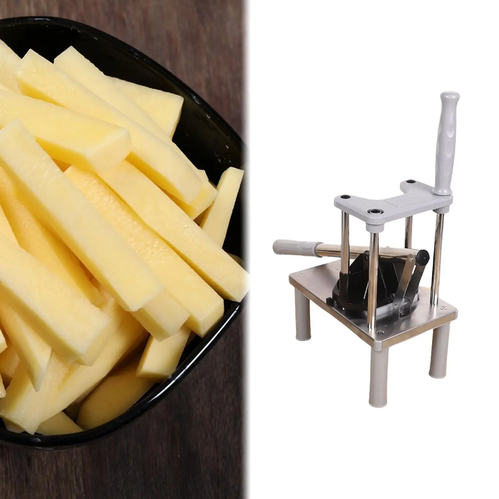 Stainless Steel Vegetable Fruit Cutter Manual Veggie Chopper, Multifunctional Vegetable Slicing Tool Onion Cutter for Lemon