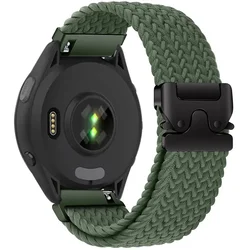 Braided Nylon Parachute Buckle Watch Strap - Versatile Outdoor - Ready Accessory - Strap width 20mm (Army green)