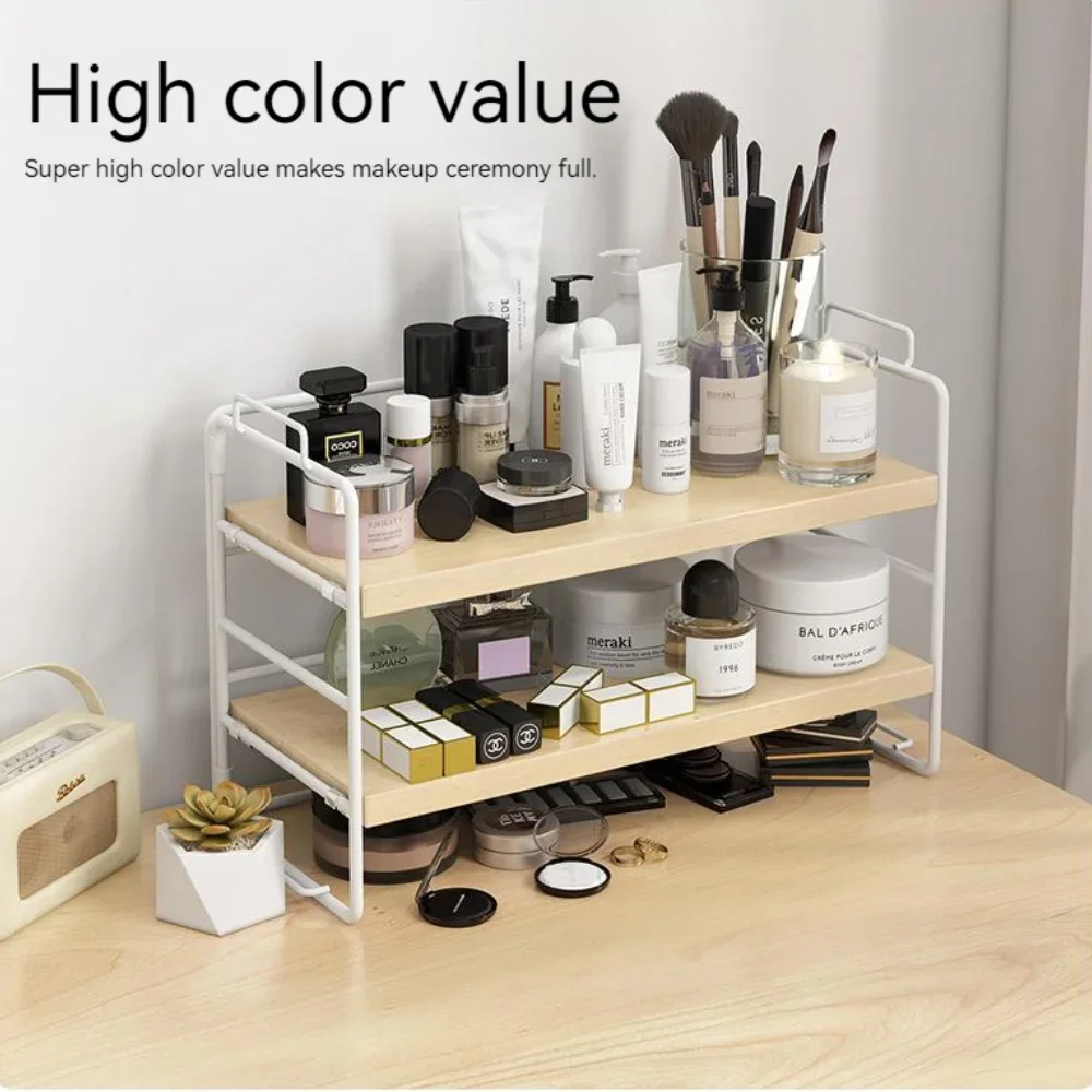 Book Display Stand Desktop Bookshelf Small Book Rack on Desk Countertop Simple Storage Shelf for Office Desk Multi Story Dormitory Bookshelves