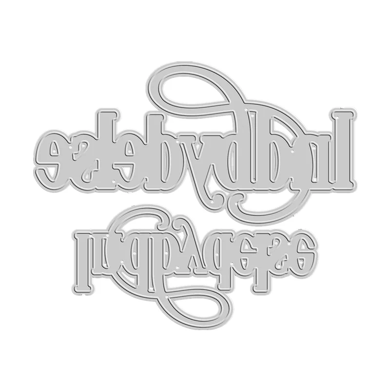 

Новинка 2023 г., пресс-формы Indbydelse для вырезания слов для скрапбукинга, изготовления бумаги, фона, рамки, карточек, ремесло, поставки без штампов