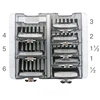 Grid Base Storage Box for 8Pcs Hair Clipper Trimmer Limit Comb Guide Comb Barber Tool for Wahl Guide Combs 5