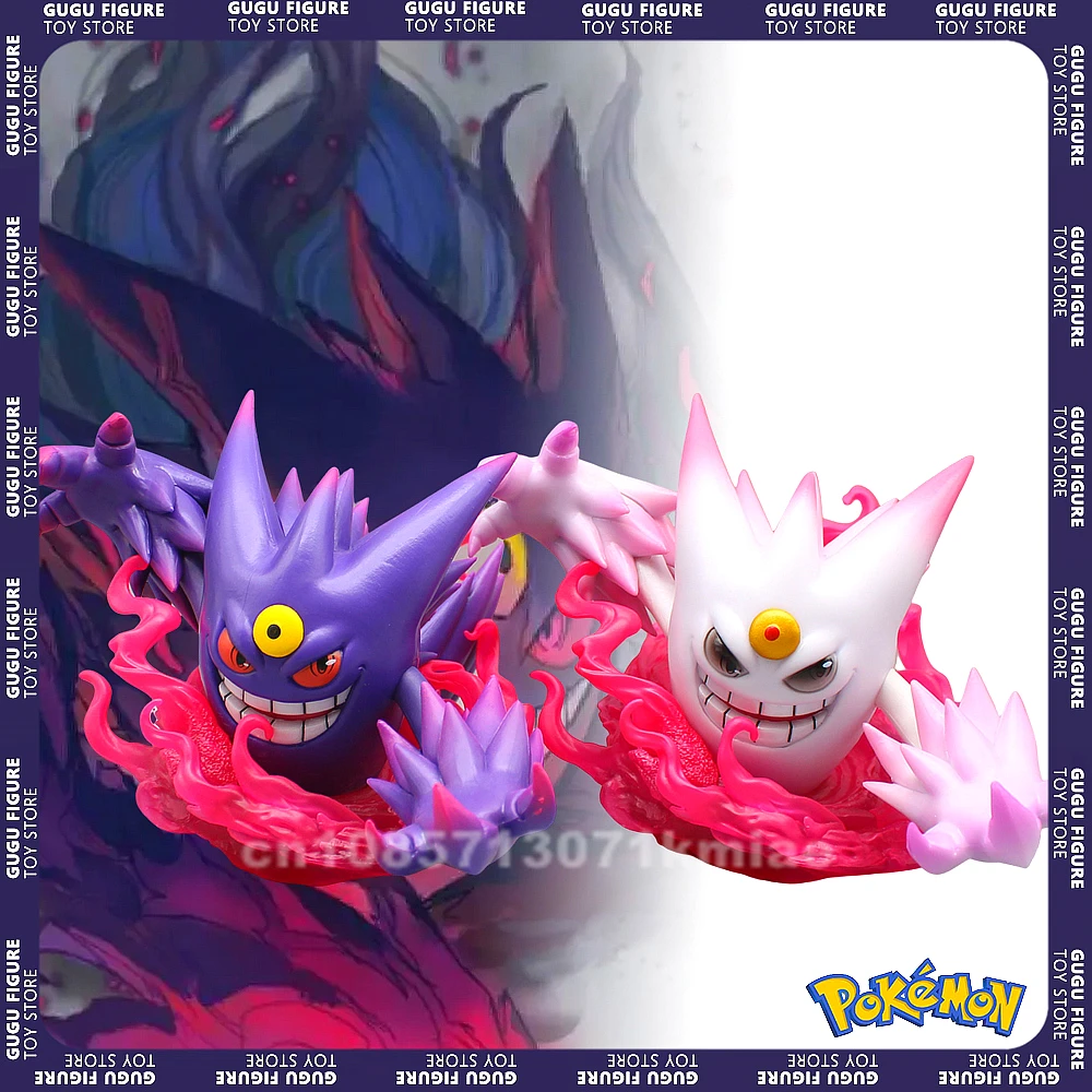 Pok-mon-Gengar-Action-Figure-com-Luz-Bonito-PVC-Anime-Figurine-Boneca ...