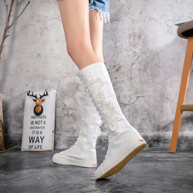 ☆韓国の人気☆【WOOALONG】☆Slim easy boots-cut pant.s☆ Black Suede Knee High Overlay Western Boots | Lime Lush Boutique