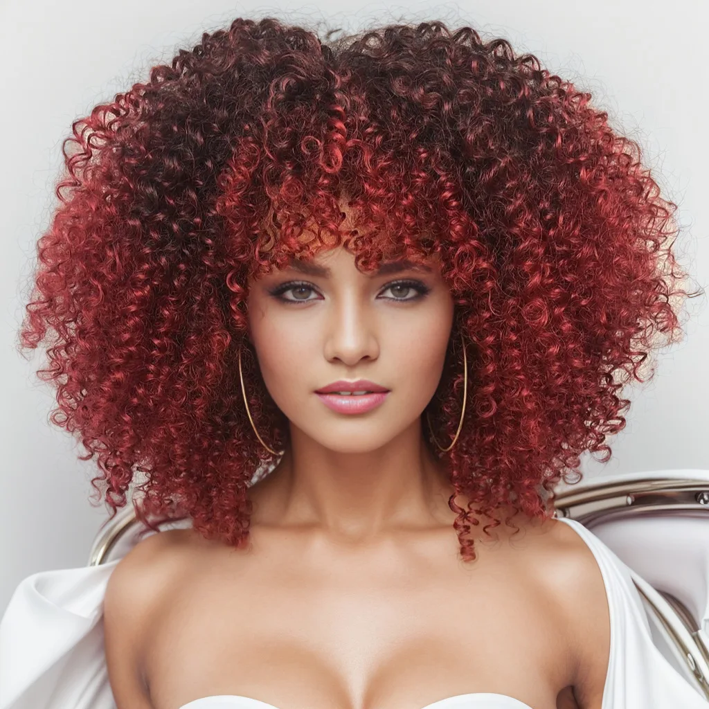 Рисунок 2 - Короткий вьющийся афро парик с