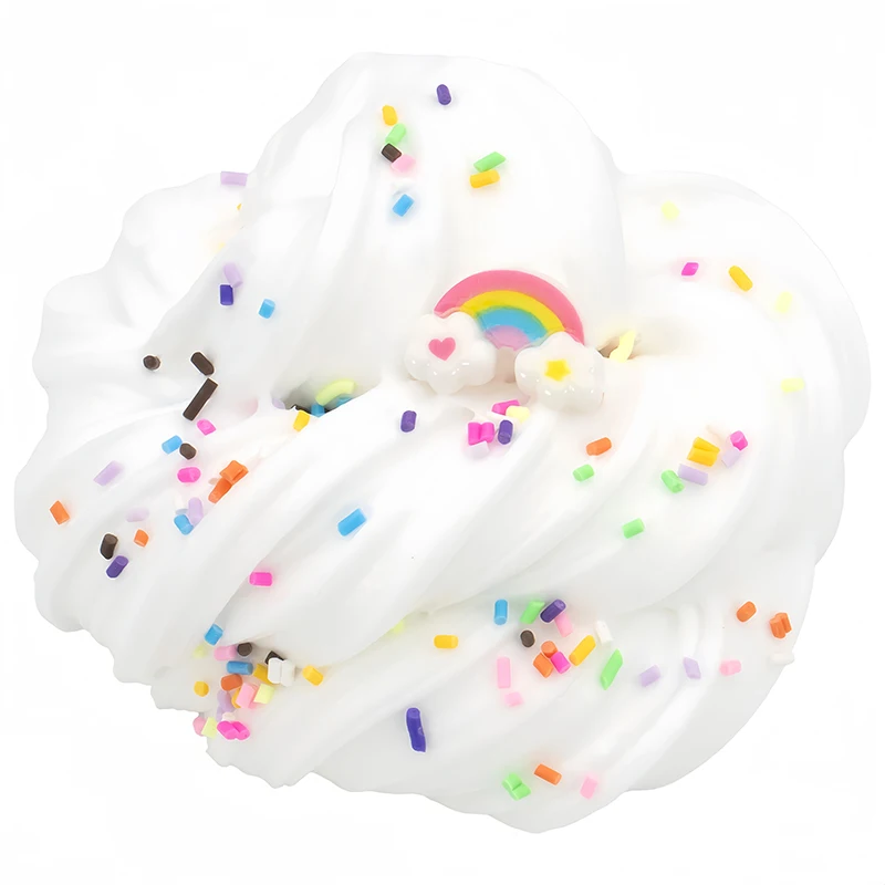 Butter Fluffy Slime Kit Charm Scented Slime Soft Putty DIY Sludge 70ml Birthday Gift Toys Plasticine Modeling Clay