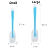 Baking Tools Spatula Integrated High Temperature Cake Cream Silicone Spatula Translucent Head Spatula Baking Tools Kitchen Tools 5