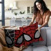 Black White Cool Pillow Covers Sofa Decorative Home HOT Marvels Spiders Man Double-sided Printing Short Plush Cute Cushion Cover 3