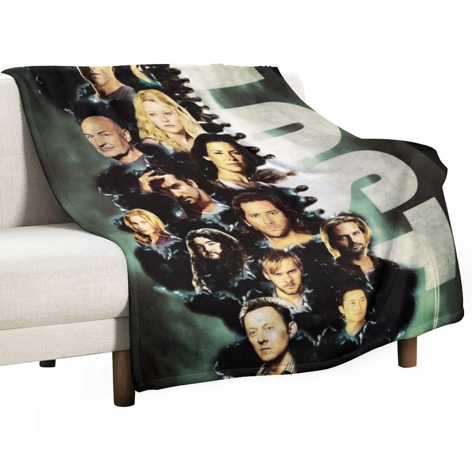 

New LOST Throw Blanket For Sofa Plaid on the sofa