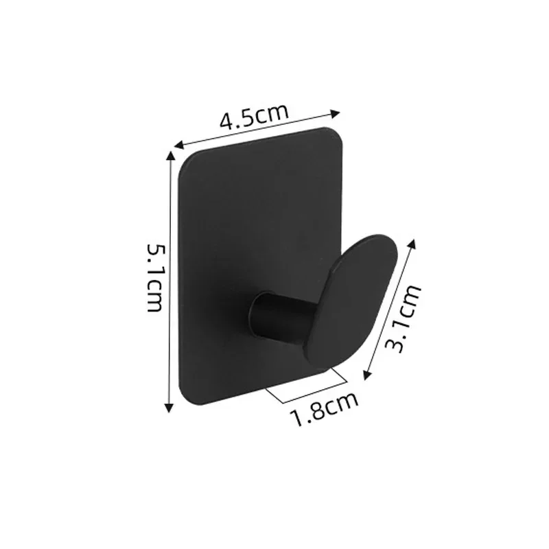Description Picture 2 of itemStainless steel adhesive base hanger, towel rack, kitchen utensils, multifunctional bathroom hook, wallet, 2 pieces