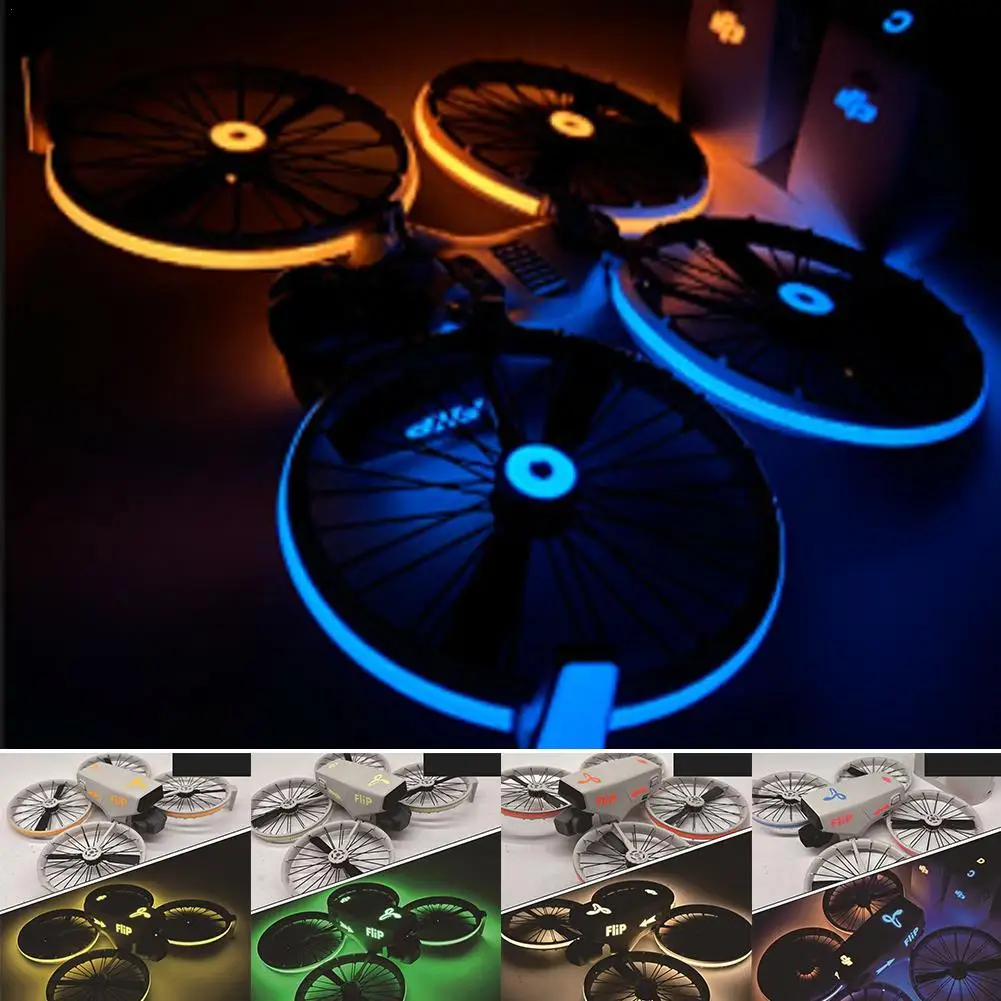 Luminous Sticker For DJI Flip Drone Night Flight Cool Fuselage Luminous Film Accessories Scratch-proof Dust-proof Washable