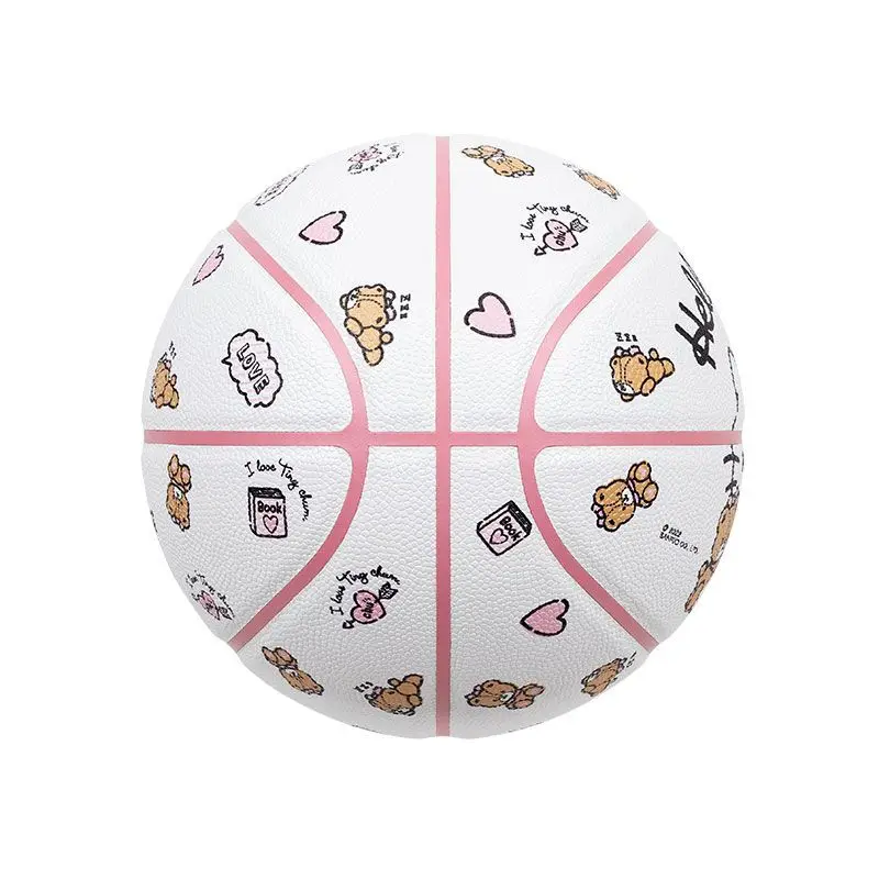 Sanrio Basquete Hello Kitty Dos Desenhos Animados Rosa Pu7 Bola De