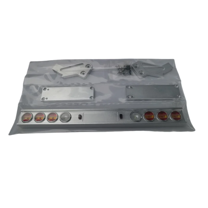 CNC Metal LED Taillight for 1/14 Tamiya 56319 56330 RC Truck Tractor Trailer Modification DIY Car Parts Tail Lamp Tamiya LESU 5