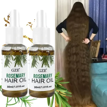 GZE Rosemary Oil For Hair Rosemary Scalp Hair Oil, All Type & Texture | Straight, Waves & Chemically Hairs Strengthens 2