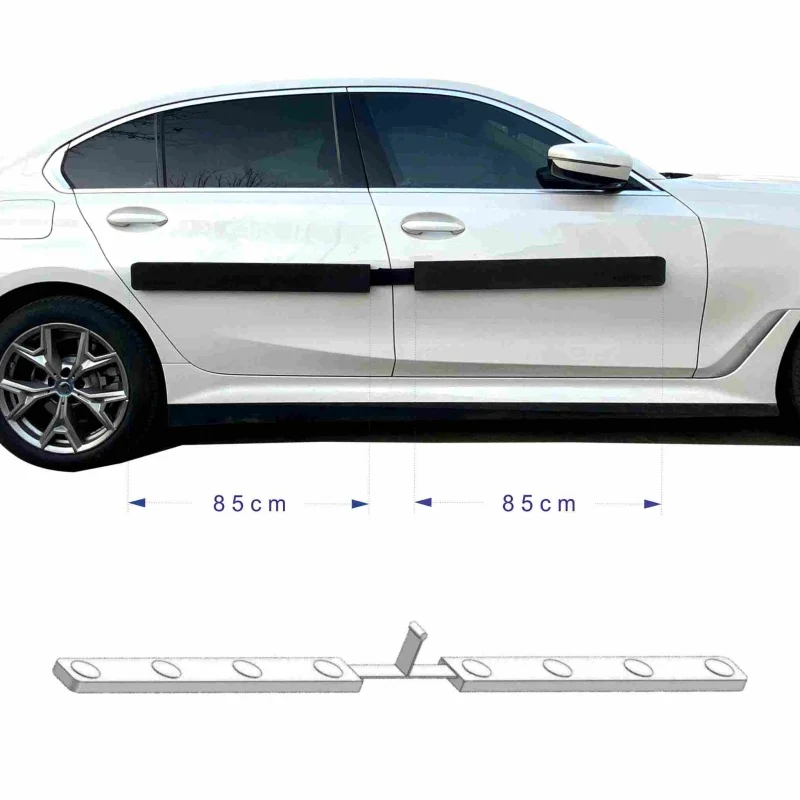 Folding Connected Style Car Door Protector car door edge guards car door protector Magnetic Body Side Anti-collision Protection Strip