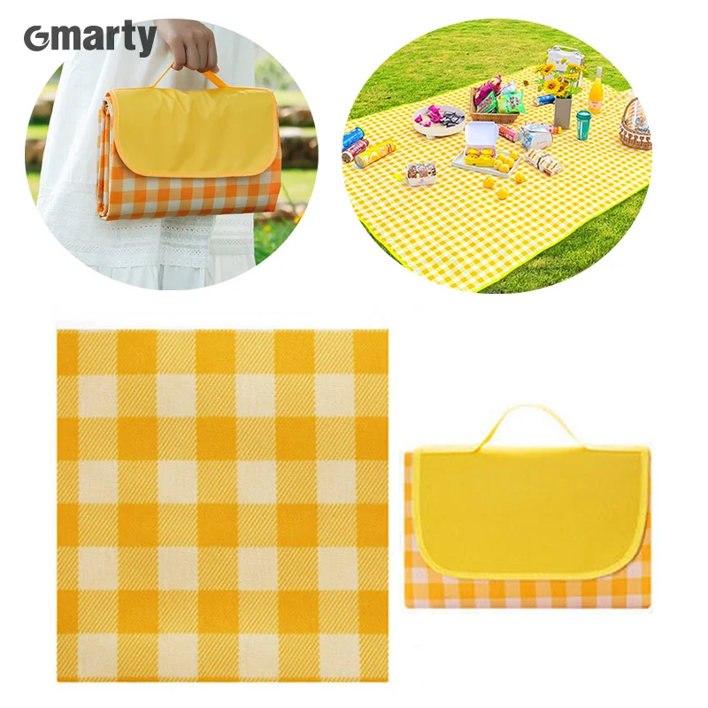 Portable Outdoor Picnic Mat Moisture Resistant Wear Resistant Spring Tour Floor Mat Thickened Waterproof Camping Beach