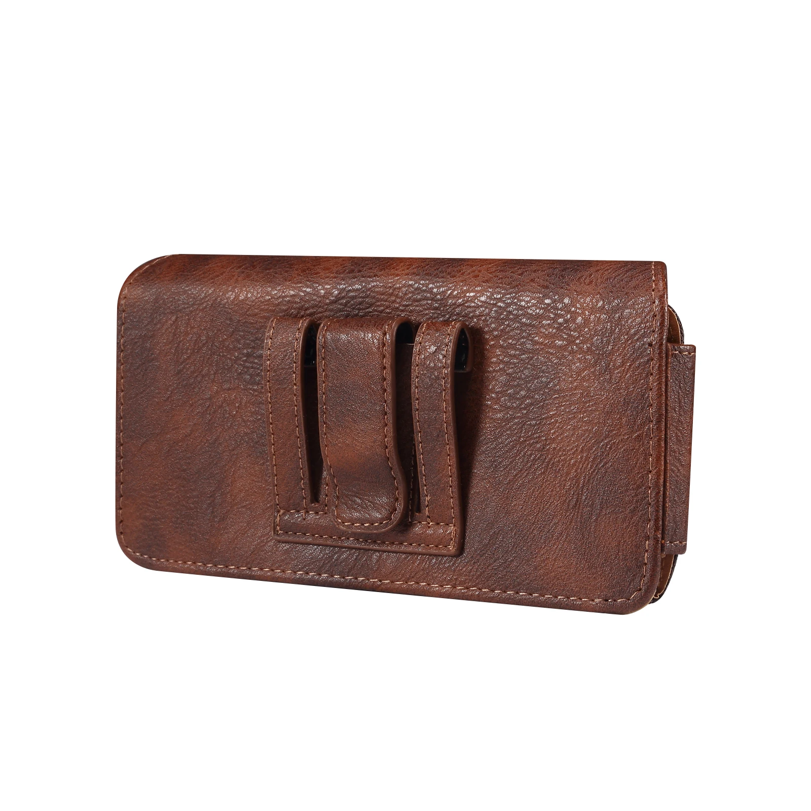 Leather Waist Bag and Belt Clip Holster for Men – Universal Smartphone Pouch