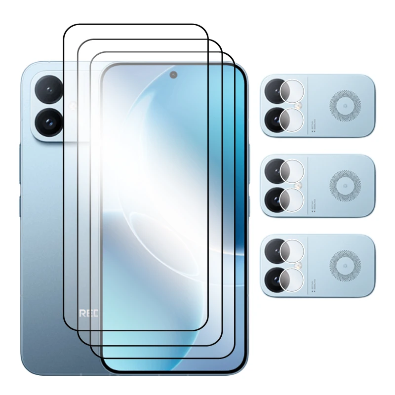 Premium Full-Cover Screen Protector and Tempered Glass Lens Film