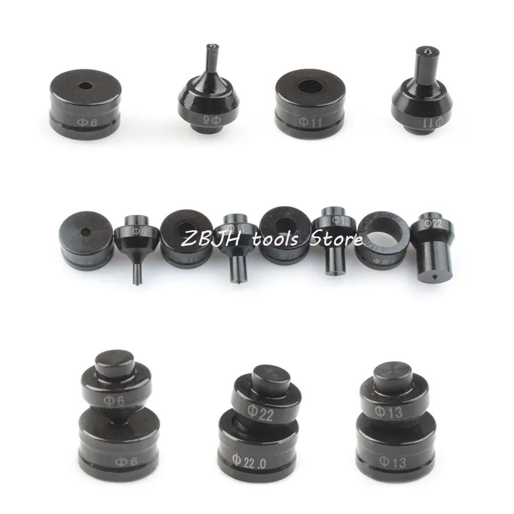 1Pcs Hydraulic Punching Round Die for CH-60 CH-70 Hydraulic Punching Machine Steel PlateIron SheetCopper Busbar Hole Puncher Die 6