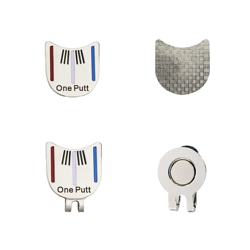 Segnapalla Da Golf Con Clip Per Cappello | Forma Di Tartaruga | Acciaio Inox | 3x3,6 Cm | 18g
