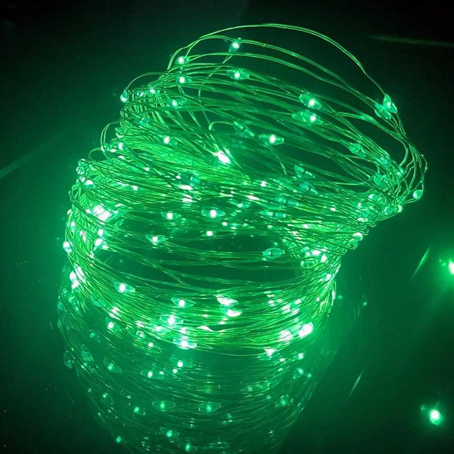 Enchanting Silver Line USB Fairy Lights - Festive LED String Illumination for Holidays and Special Occasions