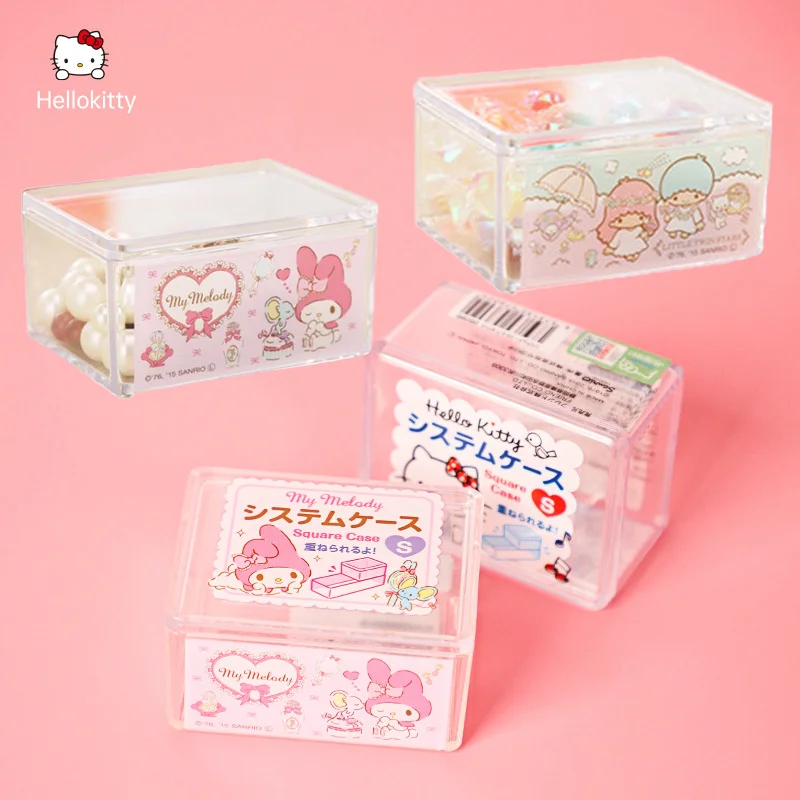 

Прозрачная шкатулка для хранения с рисунком «Hello Kitty»