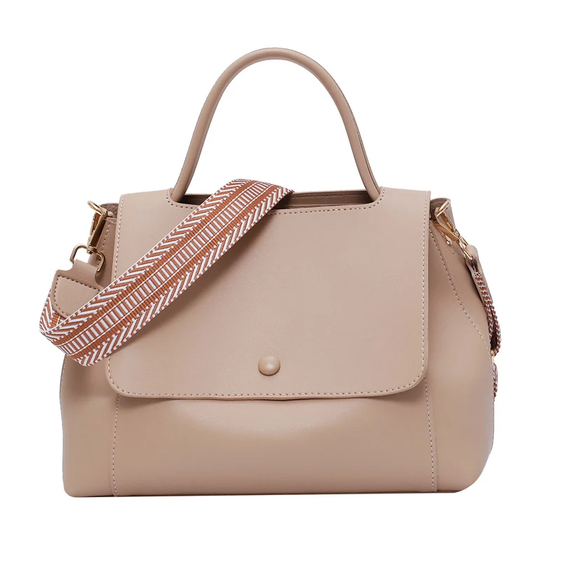 

Casual Big Bags 2022 New Style Ladies Bags Fashion Handbags Solid Color Leather Ladies Bags Designer Style Women's Bags
