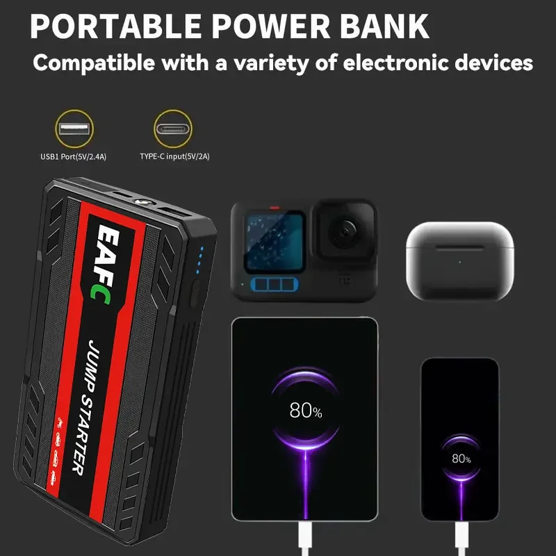 Portable Car Jump Starter 5
