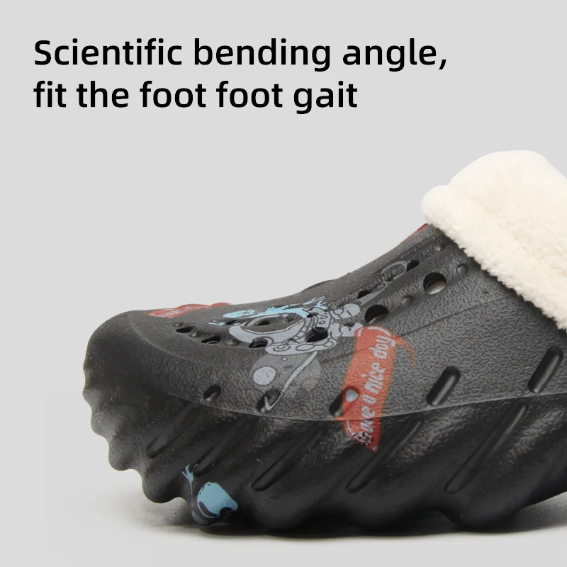 Eva thick soles with cotton wool shoes for ladies wear Baotou cotton slippers in autumn and winter