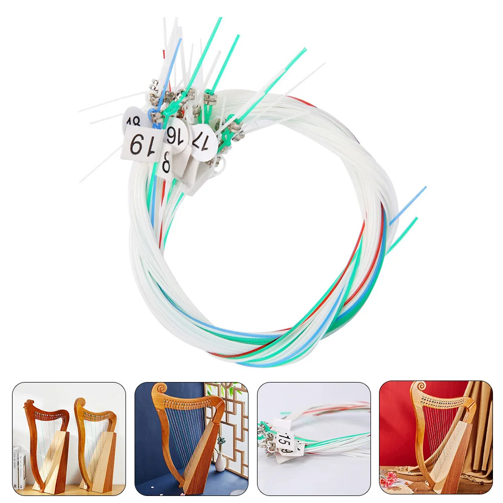 

of Professional Lyre Strings Music Wire Sturdy Strings Nylon Lyre Strings