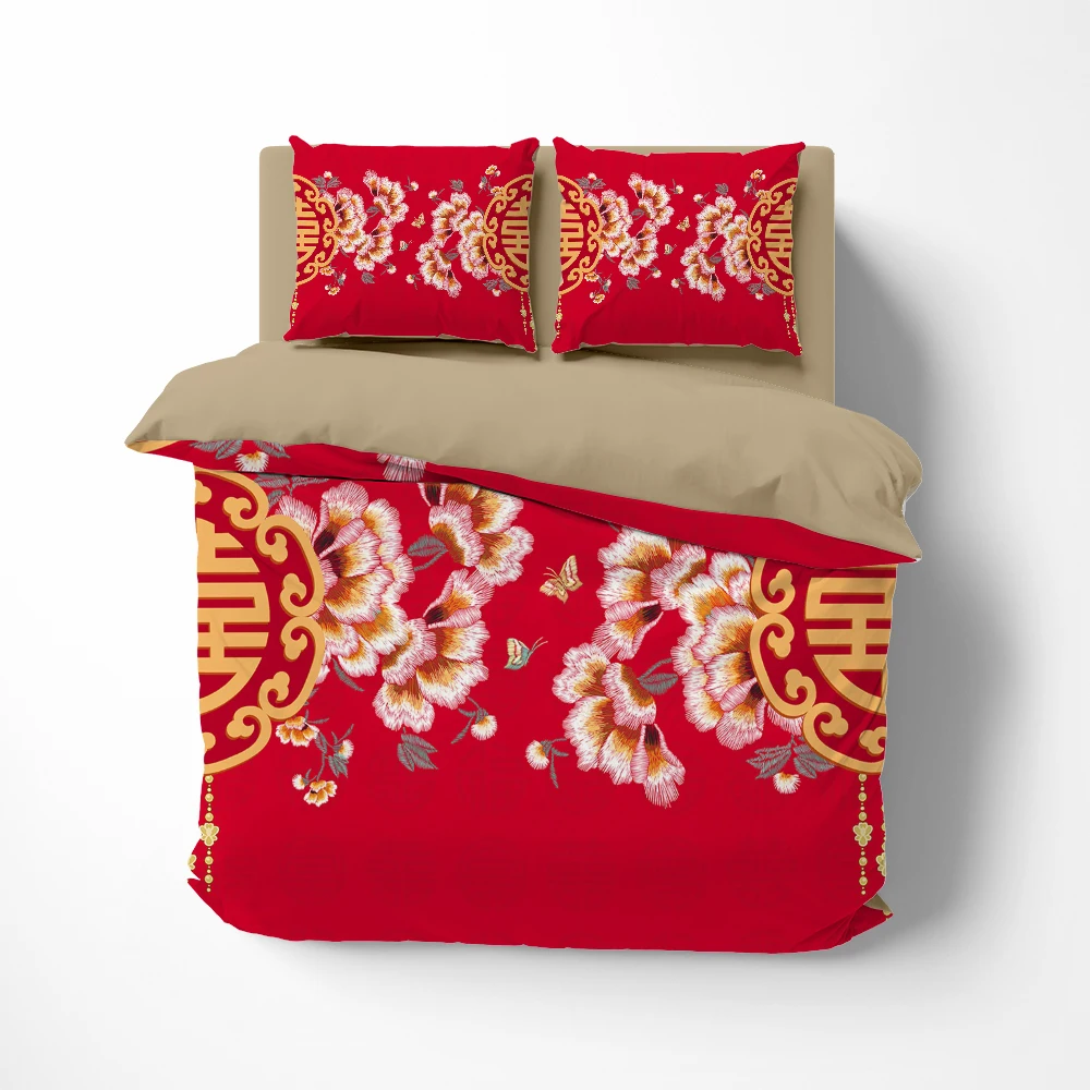 

Customizable size Bedding set euro Single queen king bed linen Quilt/Duvet cover set Linens 2bedrooms Bed set for home XI