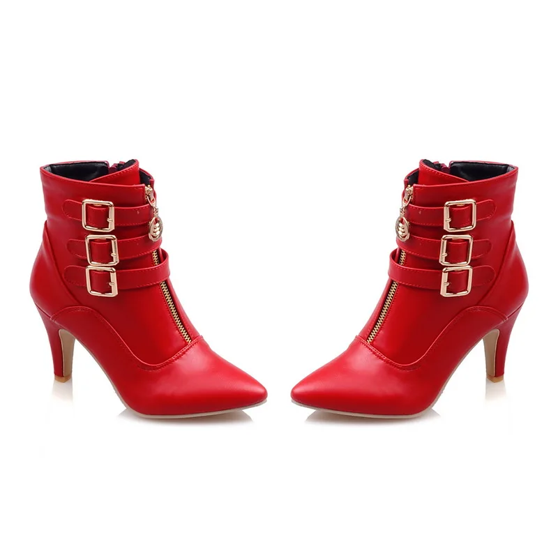 Ding boots British style slim boots 2024 new high-heeled ladies boots brushed women's boots