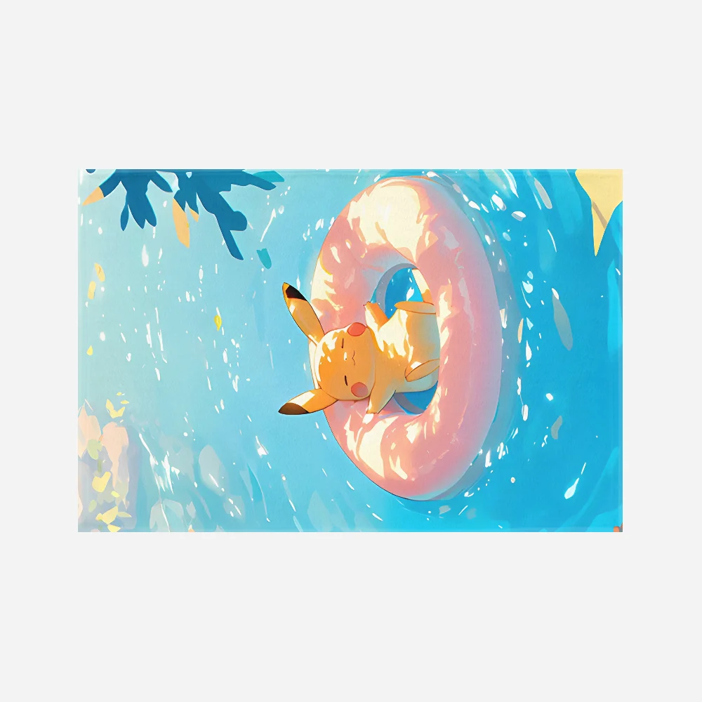 Cute P-Pikachu Towel Towel Large Beach Towel xxl Towels Absorbent Quick-drying soft yoga Swimming resorts Hiking towels 6
