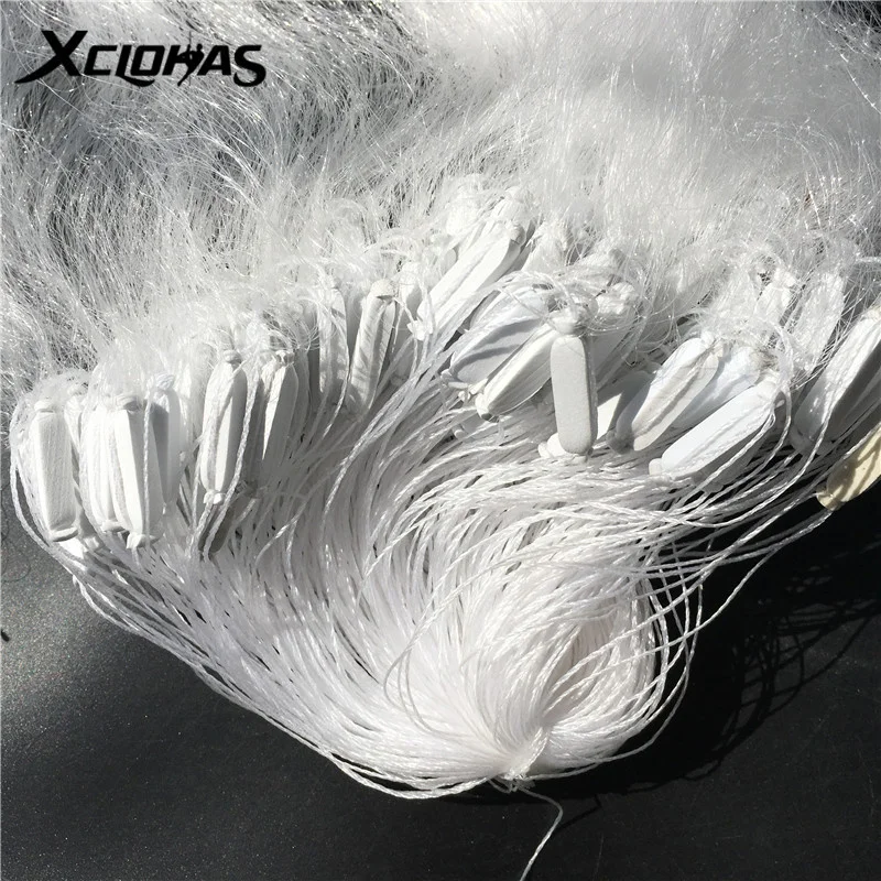 Fishing Net 35/50M Length 1/1.3M Depth 3 Layer Nylon Trap for Hand Casting