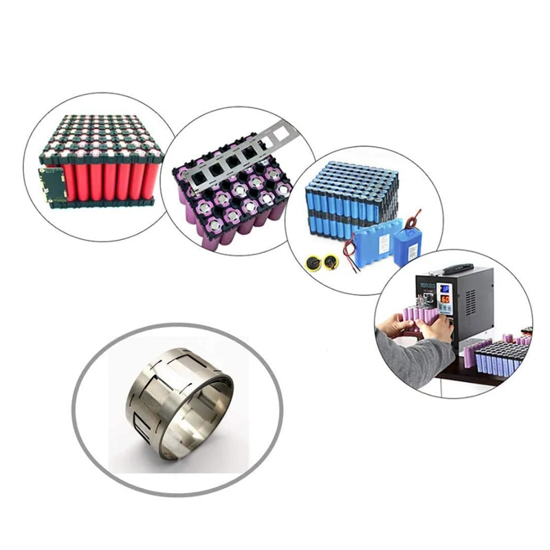 0.15x27mm 0.15x18.5mm 0.15x20.1mm High Purity Pure Nickel Belt For 18650 Lithium Battery Welding Connection Tape