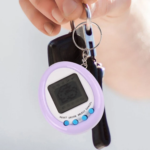 1Pcs 90S Nostalgic Electronic Pets Console Kid’s Toy Portable Keyring Funny Virtual Cyber Toy Christmas New Year Gift 3