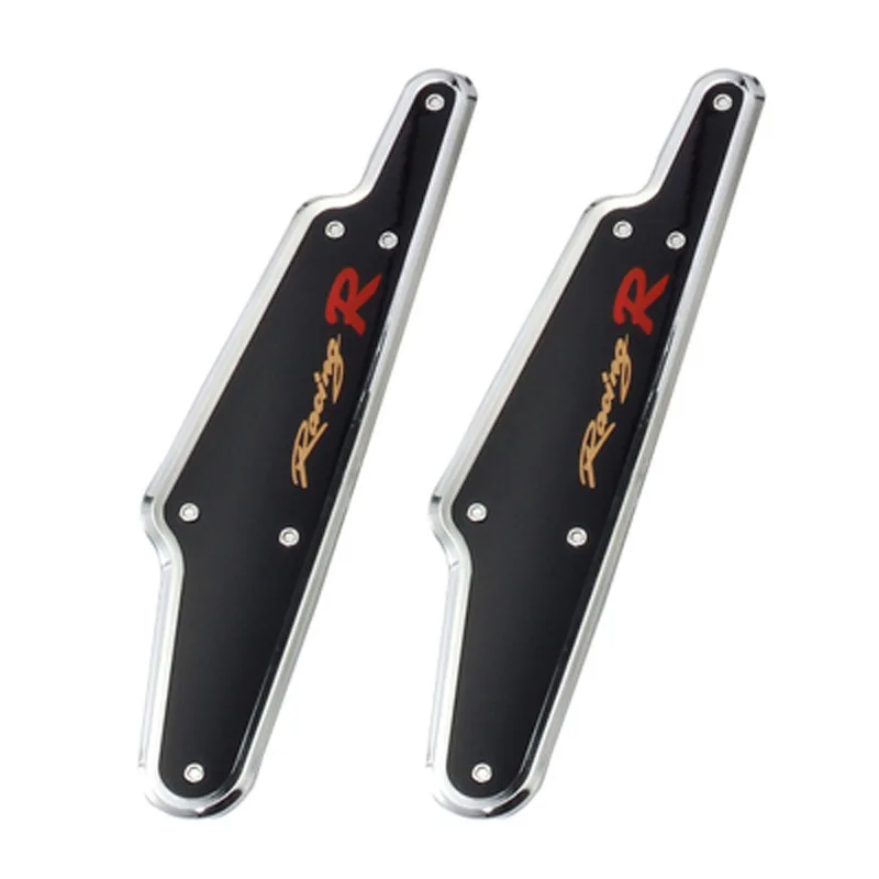 Regolatori di Pressione Universali per Tergicristalli Auto, Coppia in ABS Rosso e Nero, Accessori Decorativi per Auto - immagine 2